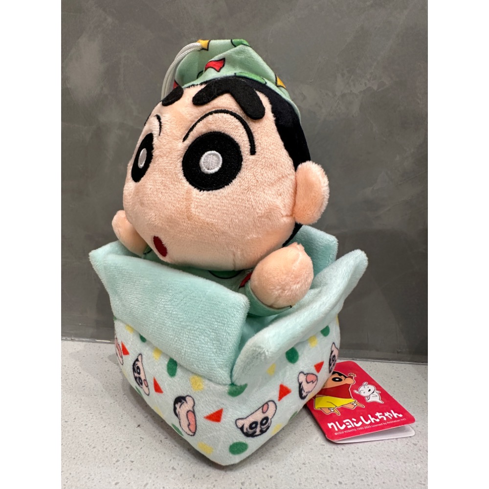 《正版》蠟筆小新7吋開箱系列娃娃 蠟筆小新娃娃 睡衣小新玩偶-細節圖2