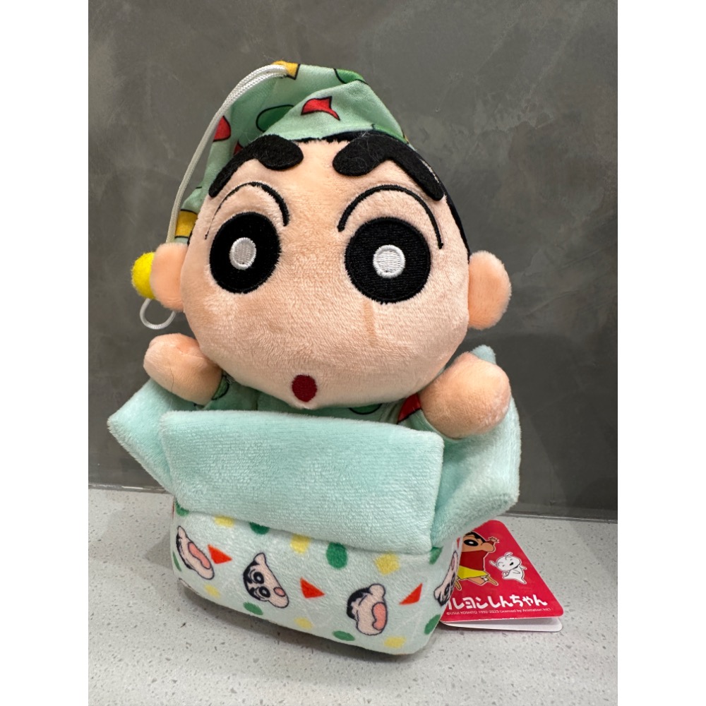 《正版》蠟筆小新7吋開箱系列娃娃 蠟筆小新娃娃 睡衣小新玩偶-規格圖3