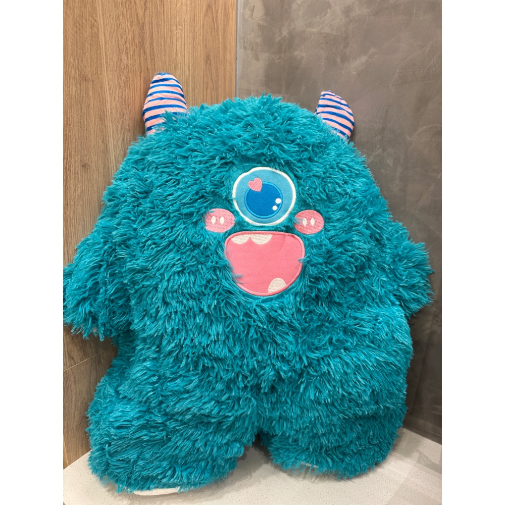 醜萌小怪獸抱枕 小怪獸毛絨玩具女孩睡覺抱枕大號布娃娃玩偶 可愛療癒系禮物 兒童睡覺陪伴抱枕玩偶沙發-規格圖4