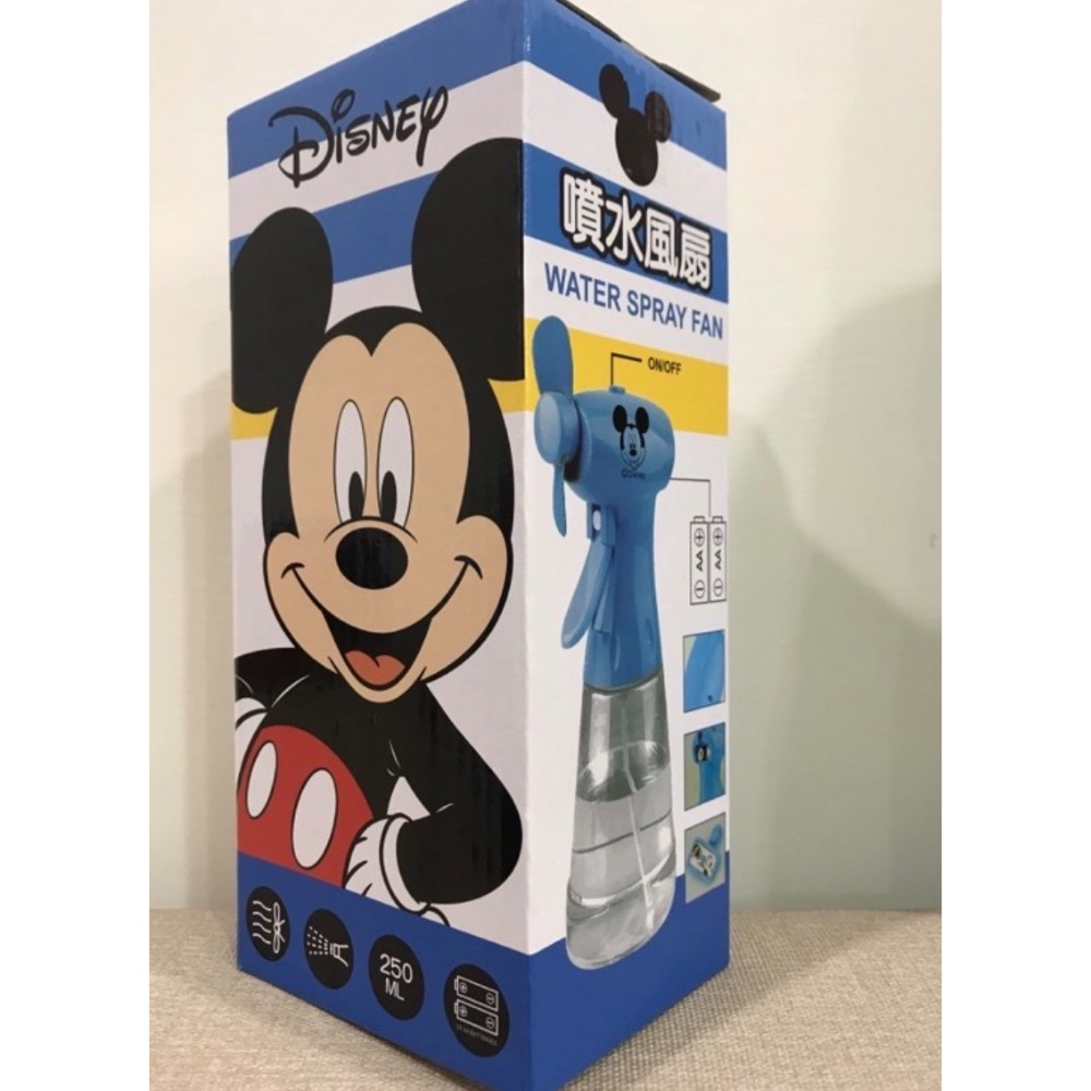 《正版》迪士尼米奇噴水風扇  米奇風扇 Disney 電風扇 手持風扇 加水急速降溫 手持扇 水冷扇 霧化扇-規格圖4