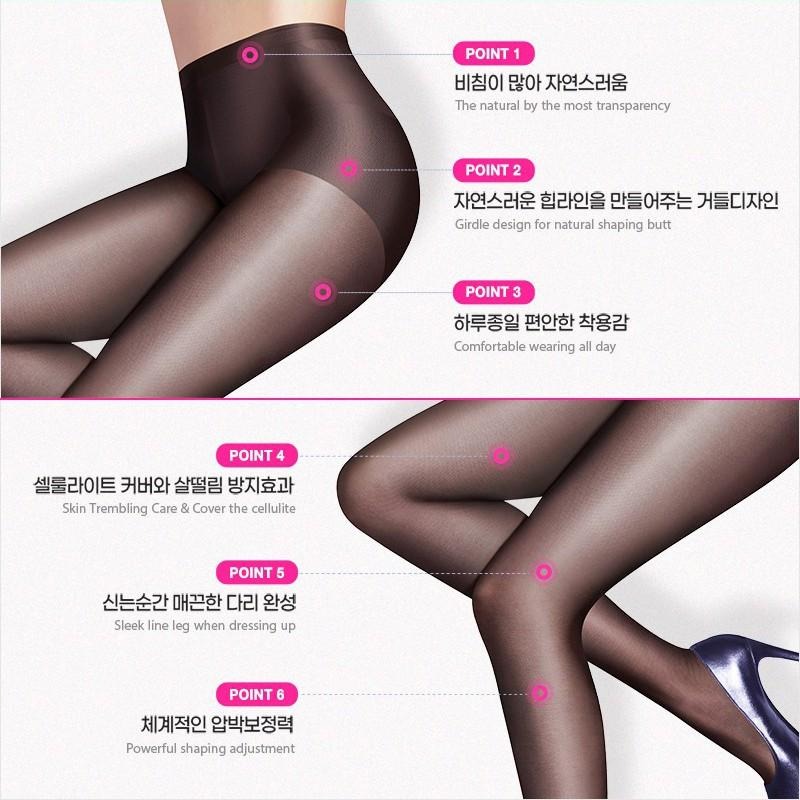 Siapa✈🇰🇷 韓國㊣FLASEEK 升級版減壓透氣美膚塑形顯瘦不勾絲彈性絲襪 顯瘦絲襪 塑身壓力襪-細節圖8