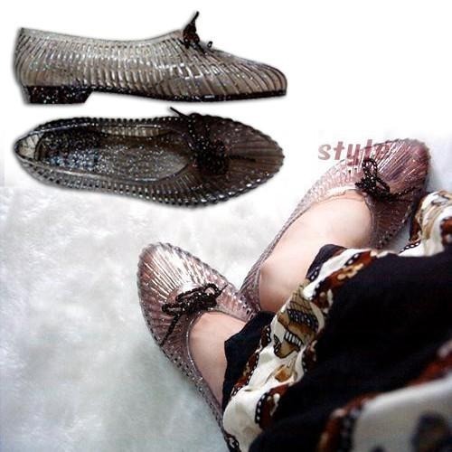 Siapa✈🇹🇼 外銷歐美日暢銷☆鏤空綁帶沙灘果凍鞋/涼鞋/雨鞋/海灘鞋/洞洞鞋/尖頭鞋/塑膠鞋/防水鞋【現貨】-細節圖3