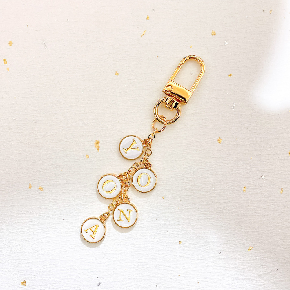 Girls＇Generation SNSD 少女時代 姓名條 周邊 鑰匙圈吊飾掛飾 應援生日禮物 SONE 太妍 客製-規格圖2
