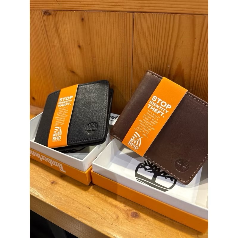 Timberland 皮夾 短夾 牛皮 防刮 黑A2MN4-001 咖啡A2MNF-214-細節圖2