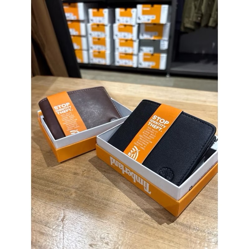 Timberland 皮夾 短夾 牛皮 防刮 黑A2MN4-001 咖啡A2MNF-214-細節圖6