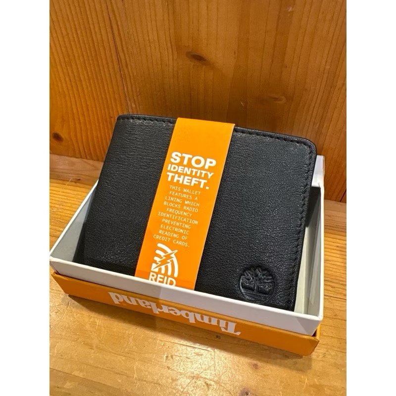 Timberland 皮夾 短夾 牛皮 防刮 黑A2MN4-001 咖啡A2MNF-214-細節圖7