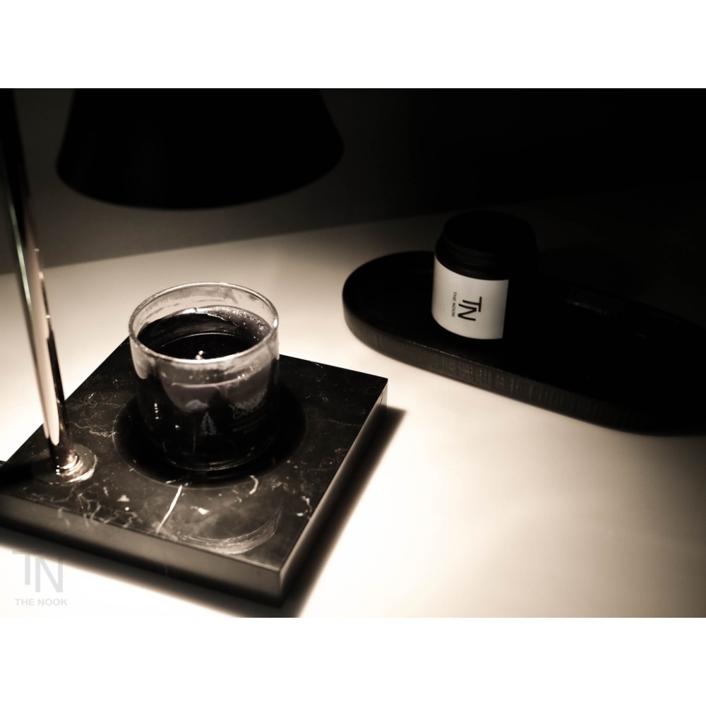 THE NOOK | 黑色 大理石可調蠟燭燈 融燭燈 香氛蠟燭燈 [贈2個35W鹵素燈泡] [台灣現貨]-細節圖3