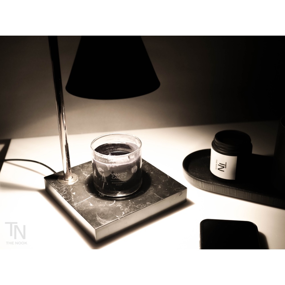THE NOOK | 黑色 大理石可調蠟燭燈 融燭燈 香氛蠟燭燈 [贈2個35W鹵素燈泡] [台灣現貨]-規格圖6