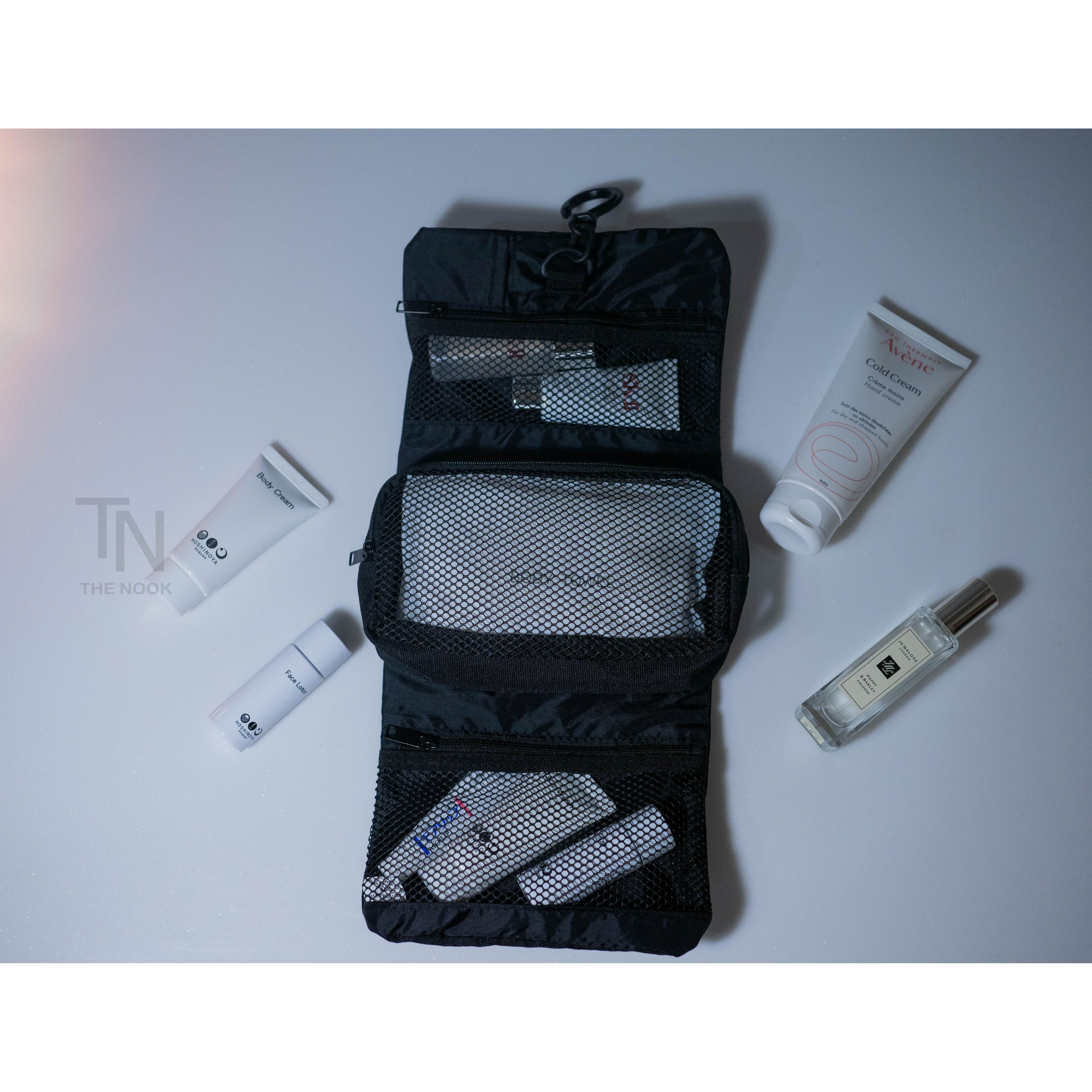 [THE NOOK] | 旅行洗漱包 暗釦可拆款/翻蓋拉鍊款 （台灣現貨出貨）-細節圖2