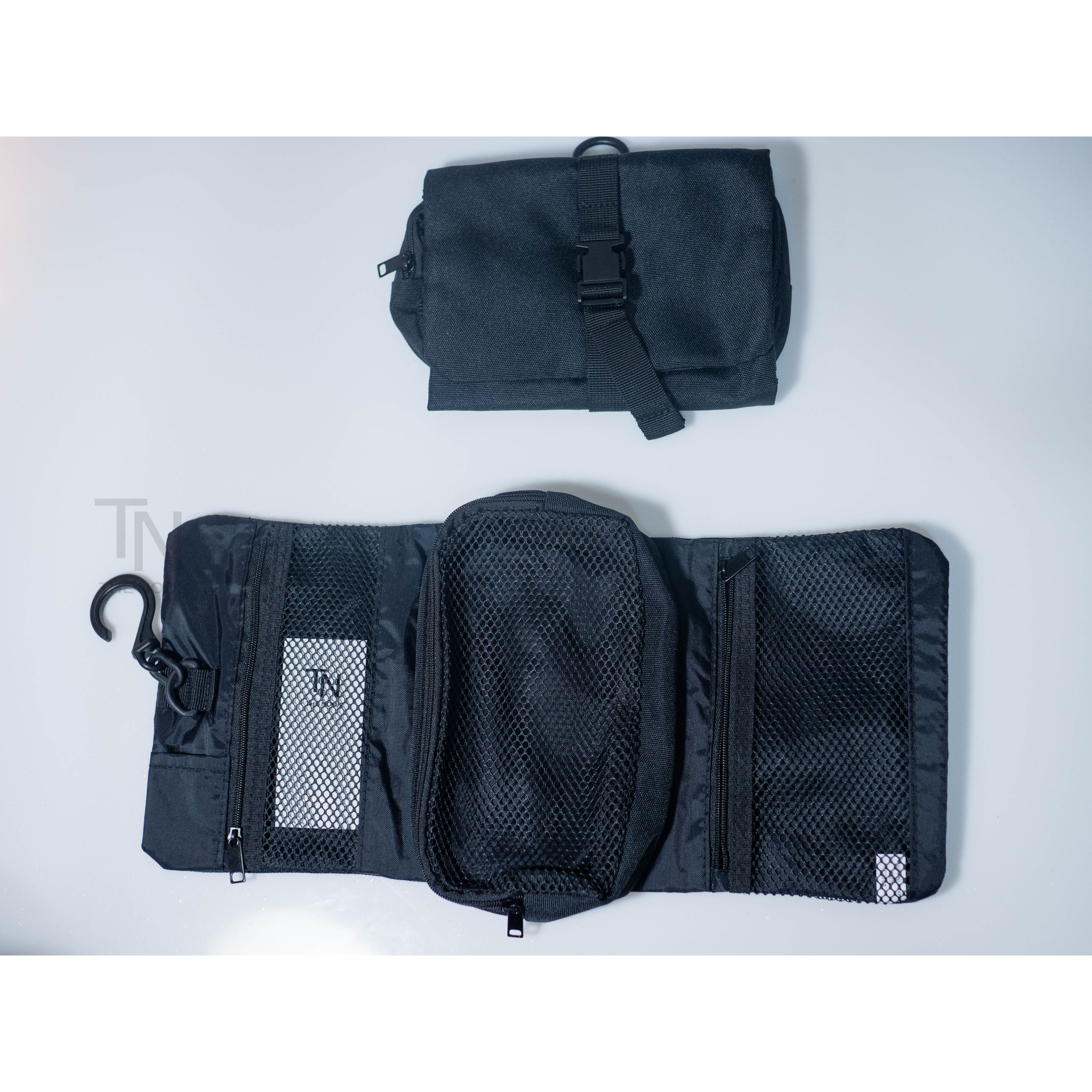 [THE NOOK] | 旅行洗漱包 暗釦可拆款/翻蓋拉鍊款 （台灣現貨出貨）-細節圖4