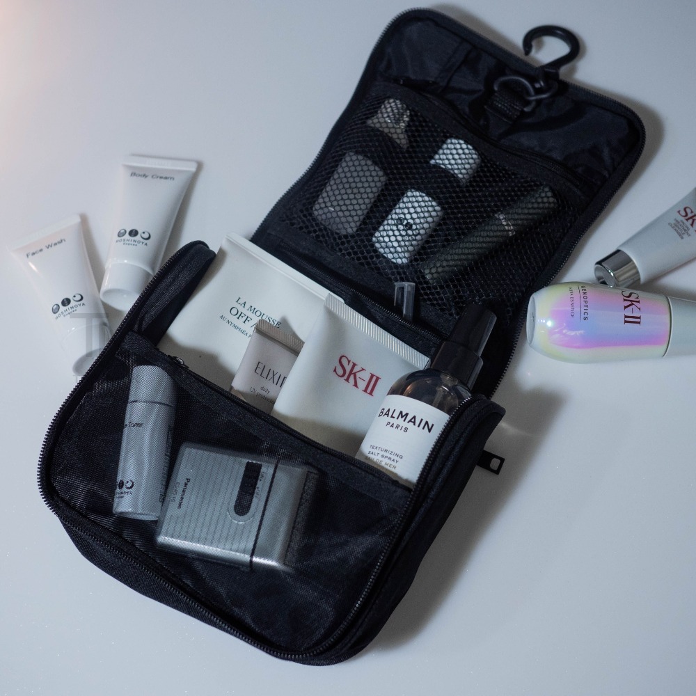 [THE NOOK] | 旅行洗漱包 暗釦可拆款/翻蓋拉鍊款 （台灣現貨出貨）-細節圖6