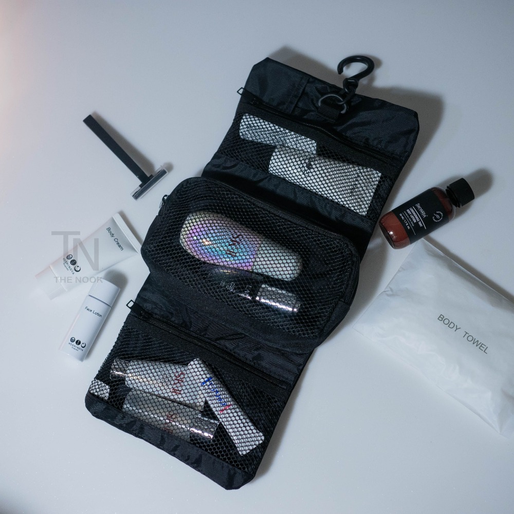 [THE NOOK] | 旅行洗漱包 暗釦可拆款/翻蓋拉鍊款 （台灣現貨出貨）-細節圖8