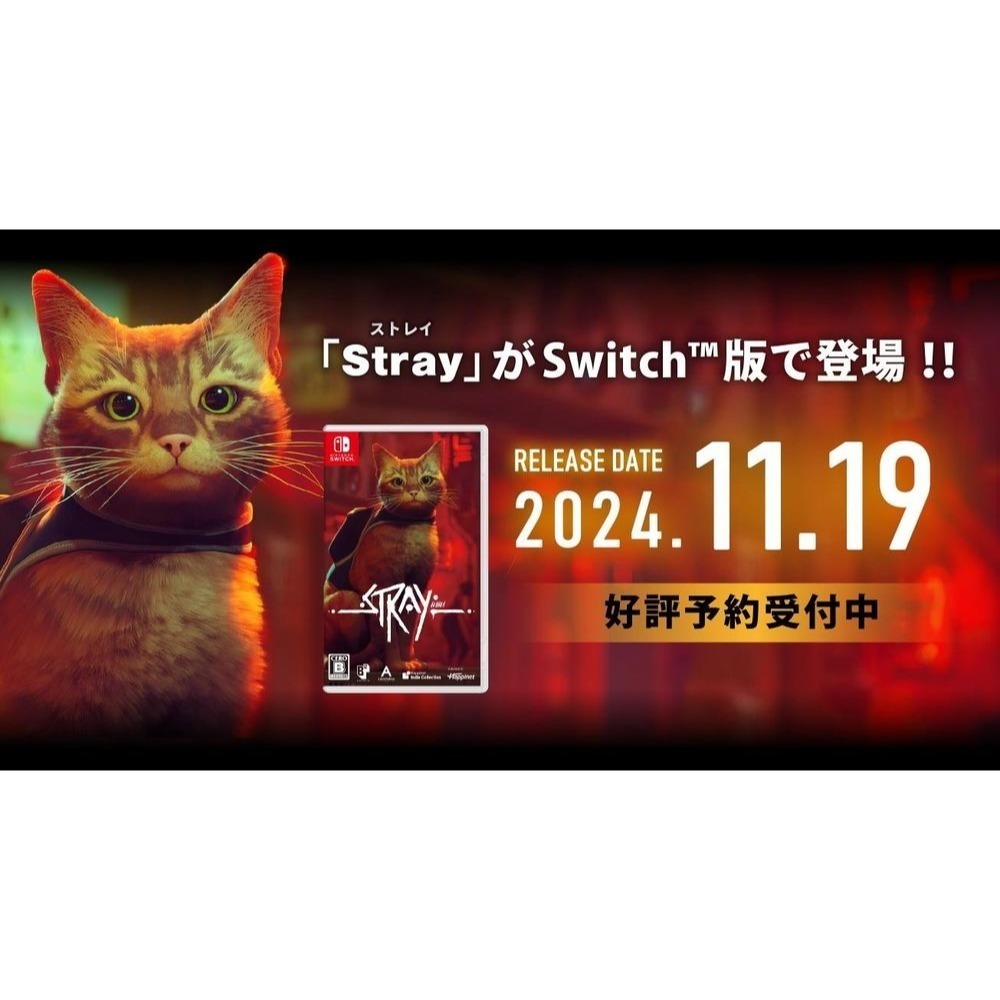 【優格米電玩古亭】【預購】【NS】浪貓 Stray  -中文版 2024-11-19上市-細節圖2