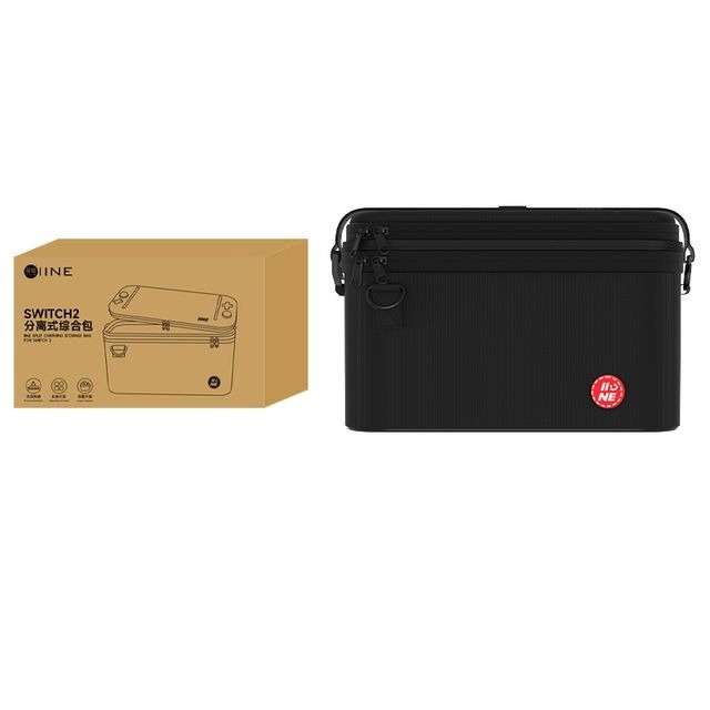 【優格米古亭電玩】【現貨】【NS2代】良值 SWITCH 2代 專用 外出旅行包 收納+主機包 (子母包)-細節圖2