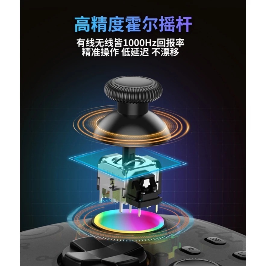 【優格米古亭電玩】【周邊PC/NS】墨攻二代透黑手把 座充+藍芽接收器-細節圖5