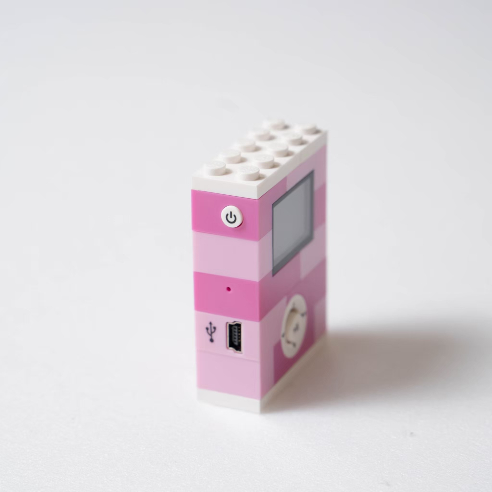 ［鉄琢］LEGO MP3 粉色版 隨身聽 復古 樂高 收藏-細節圖4
