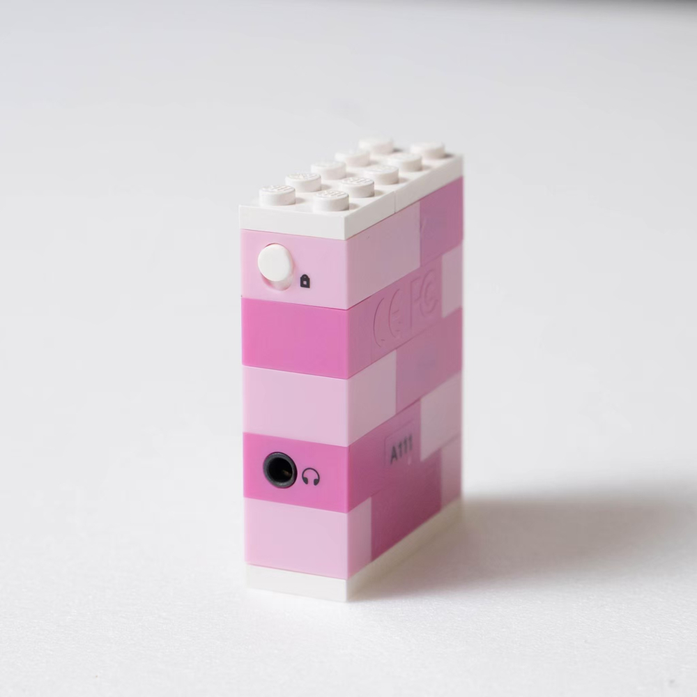 ［鉄琢］LEGO MP3 粉色版 隨身聽 復古 樂高 收藏-細節圖5