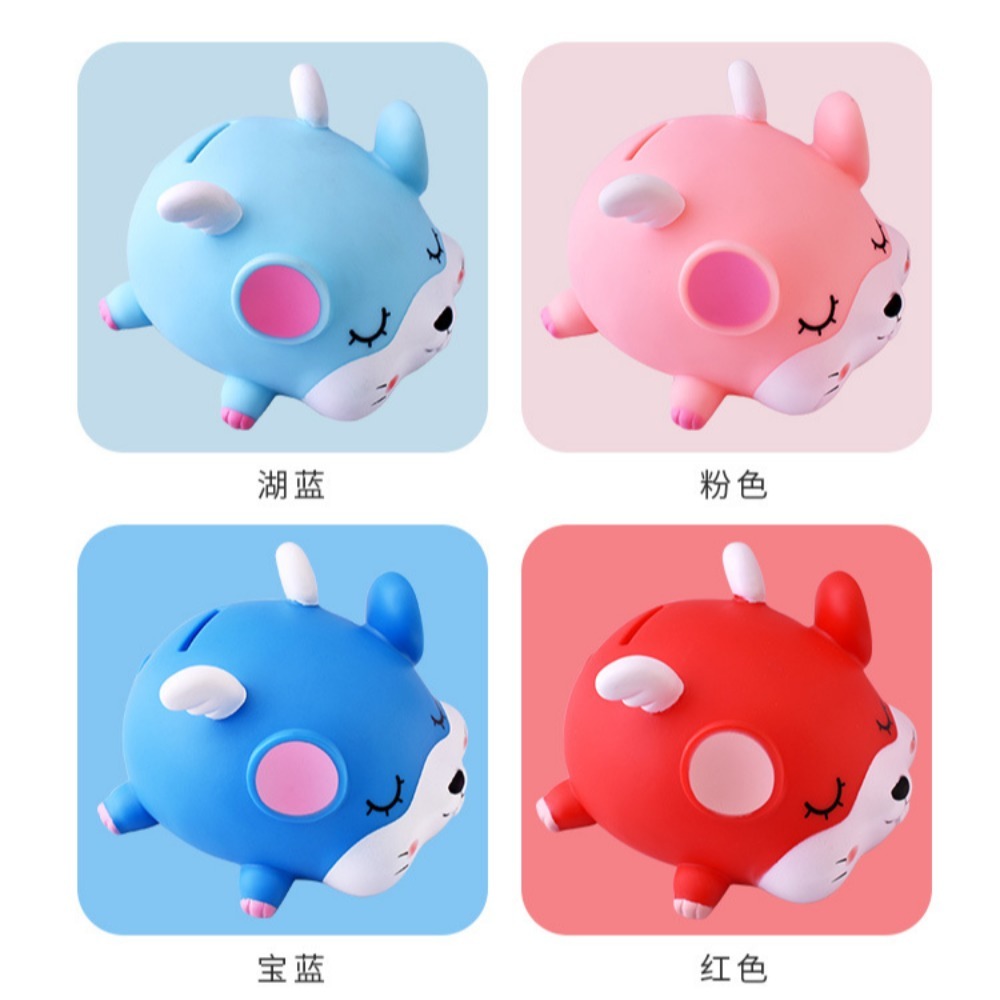 大尺寸 可愛 老鼠 存錢罐 睡夢天使 卡通存錢筒 存錢 萌鼠 招財鼠 存錢 辦公室 生日禮-細節圖2