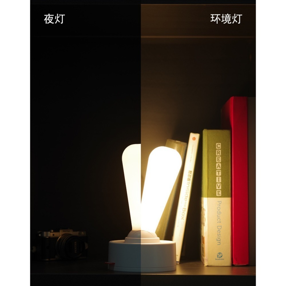 預購 現貨 撥桿造型夜燈 USB充電氛圍燈 LED 氛圍燈 撥動夜燈 夜燈禮物 撥桿燈-細節圖2