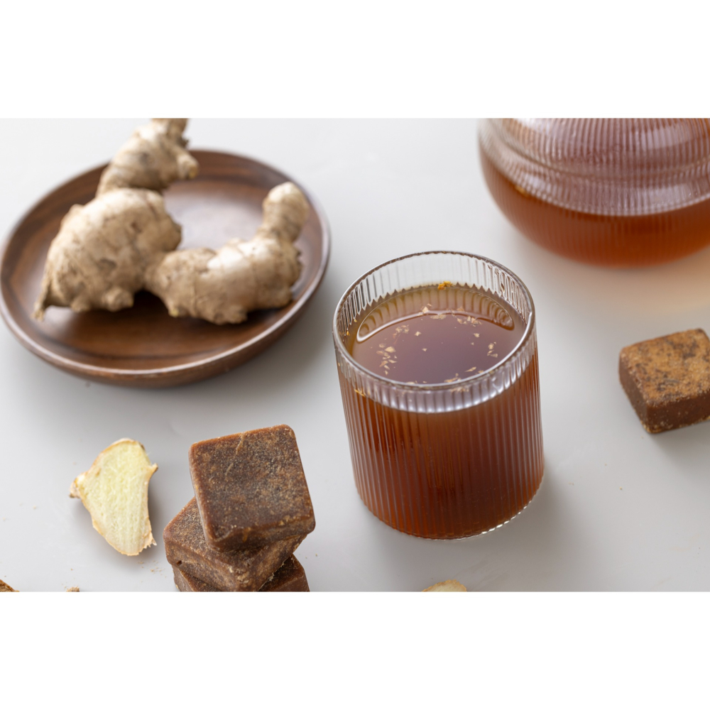 黑糖薑母茶 黑糖紅棗桂圓茶 黑糖四物茶 冰糖菊花茶 黑糖磚 252G｜小顆-細節圖5