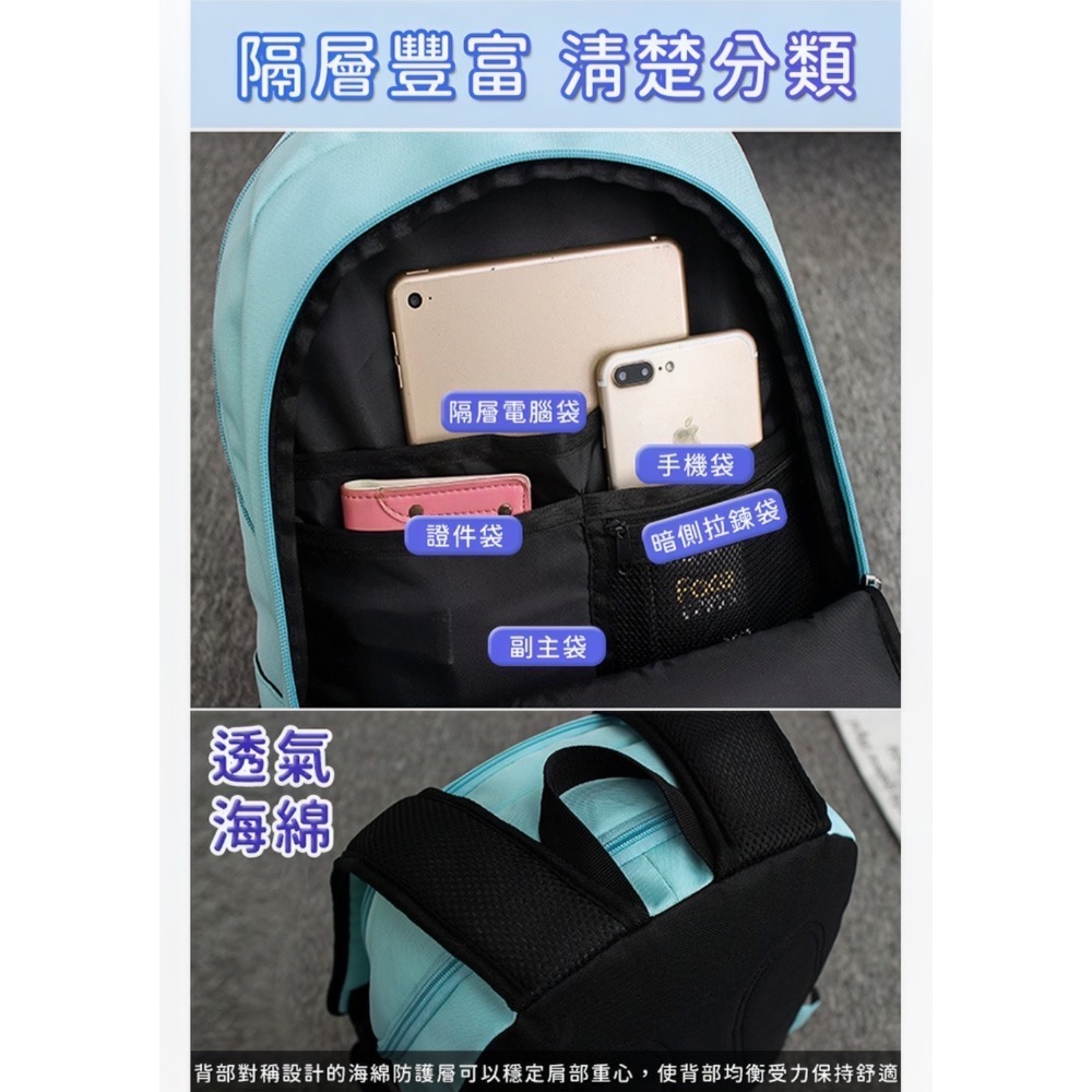 韓版 大容量後背包 學生書包 背包 雙肩包 肩背包 電腦包 女生包包 筆電背包 商務背包 媽媽包-細節圖2