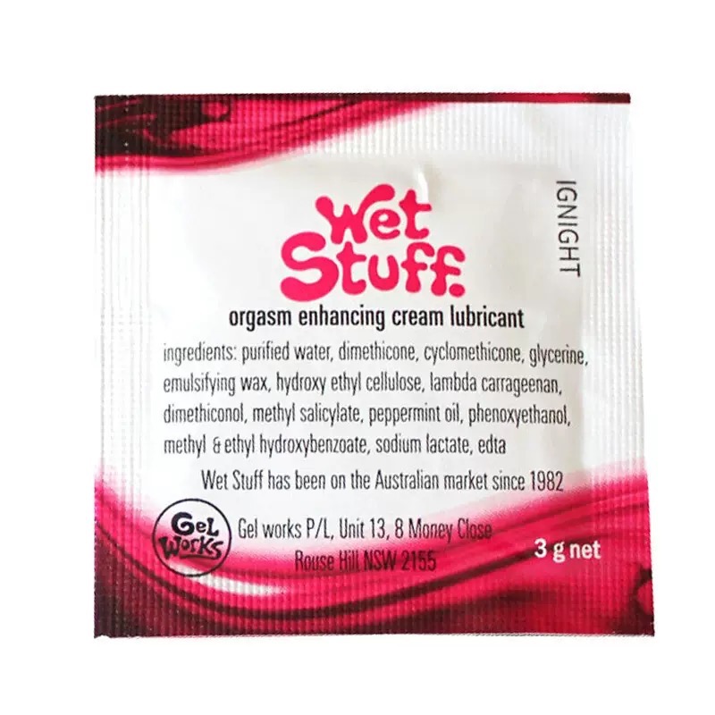 🔥BIAN BIAN🔥 澳洲 Wet Stuff IGNIGHT 狂潮快感 女用激情乳液隨身包-3g 提升-細節圖2