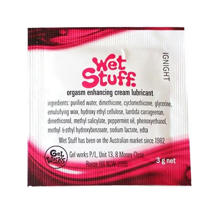 🔥BIAN BIAN🔥 澳洲 Wet Stuff 狂潮快感 女用激情乳液隨身包-3g 提升敏感 男男 女女 男女-細節圖2