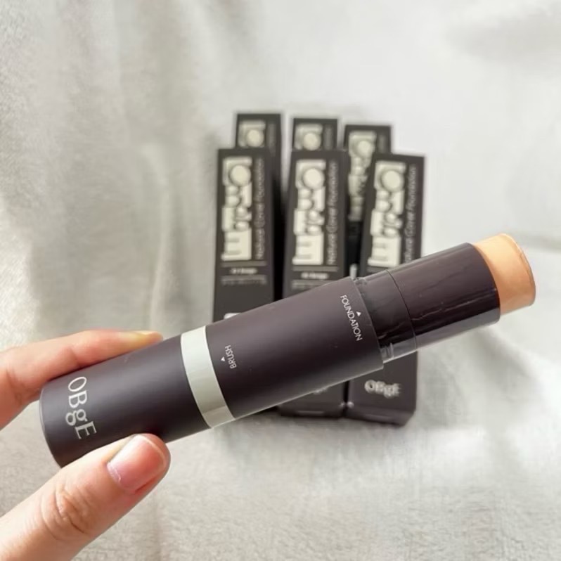 🔥BIAN BIAN🔥OBgE 完美男士 遮瑕粉底棒 遮瑕棒 粉底 遮瑕 附刷頭-細節圖2