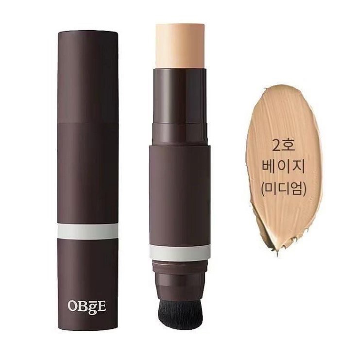 🔥BIAN BIAN🔥OBgE 完美男士 遮瑕粉底棒 遮瑕棒 粉底 遮瑕 附刷頭-細節圖4