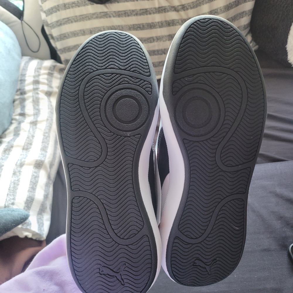 PUMA 休閒鞋38 Roma Feminine Wns 女鞋 白 黑 復古 微厚底 小白鞋-細節圖5