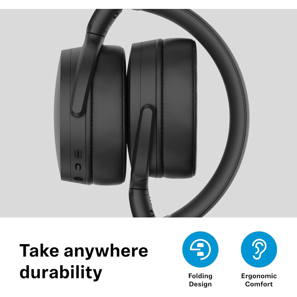 【叮噹電子】全新 Sennheiser HD450 BT 藍牙ANC主動降噪耳罩式耳機 可有線使用-細節圖2