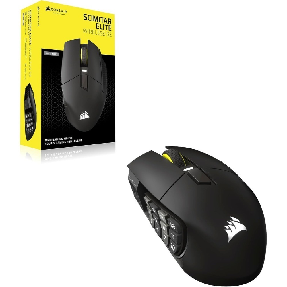【叮噹電子】全新 Corsair Scimitar Elite SE MOBA/MMO 遊戲滑鼠-細節圖2