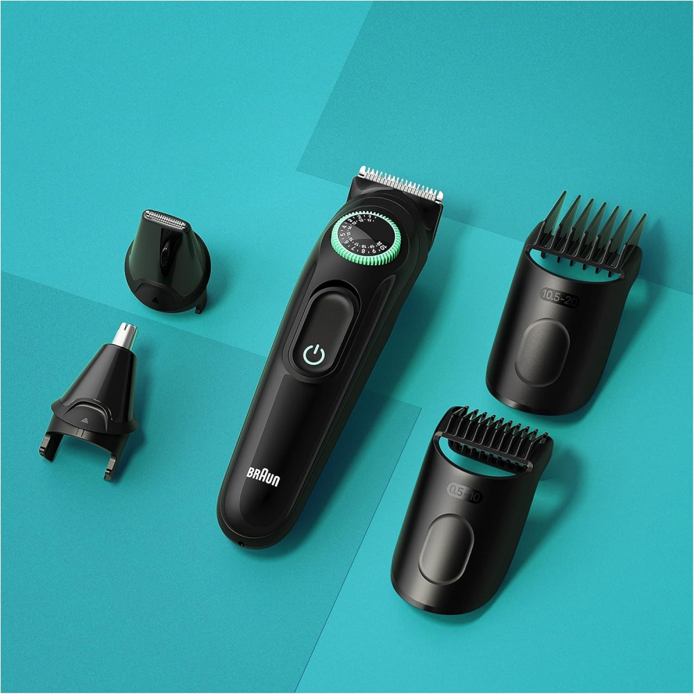 【叮噹電子】全新Braun 百靈 AIO3450 3系列多功能造型套裝五合一男士理容工具-細節圖3