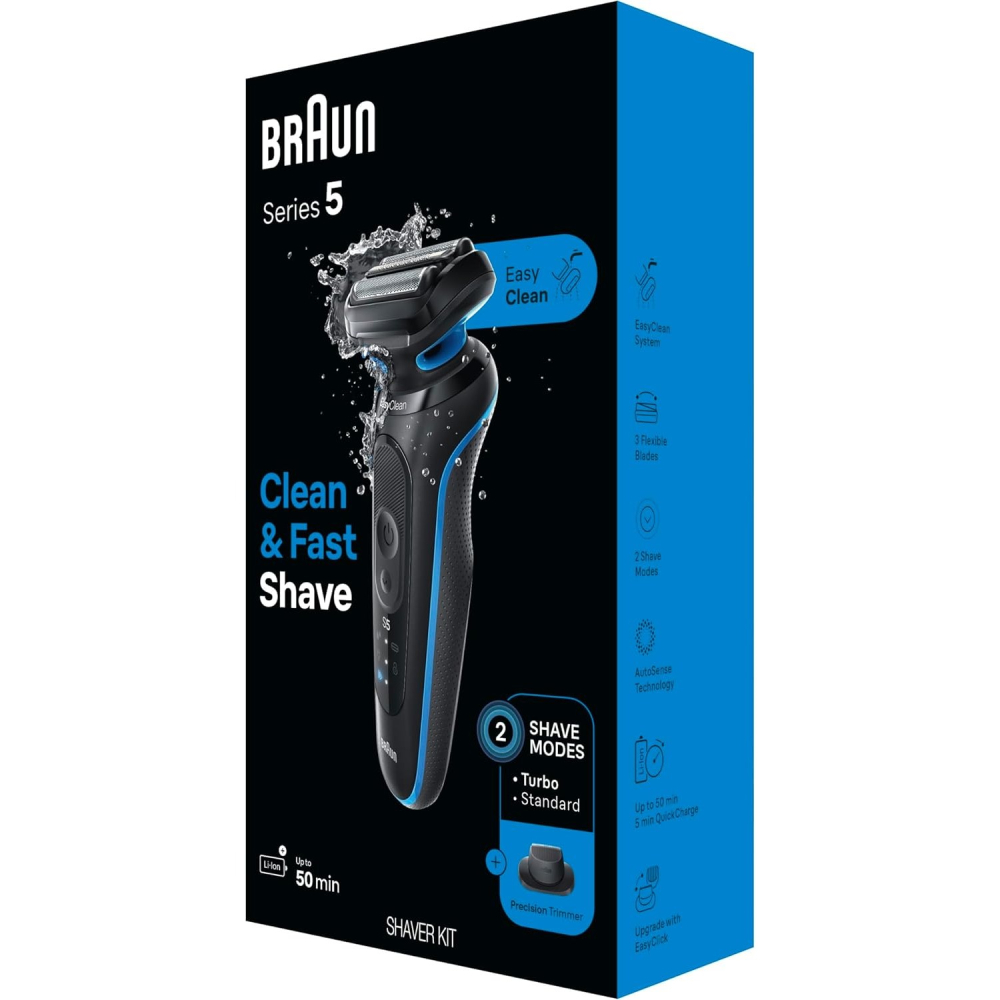 【叮噹電子】全新德國百靈 Braun 5系列 5118s 52-M1200s 電動刮鬍刀-細節圖2