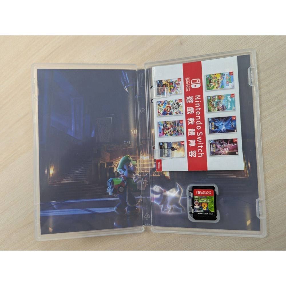 二手 Switch 路易吉洋樓3 路易吉鬼屋3 繁體中文-細節圖3