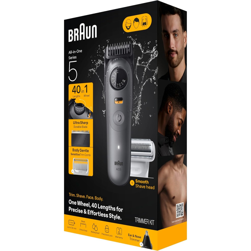 【叮噹電子】全新Braun 百靈 AIO5490 AIO5510 5系列多功能造型套裝九合一男士理容工具-細節圖6