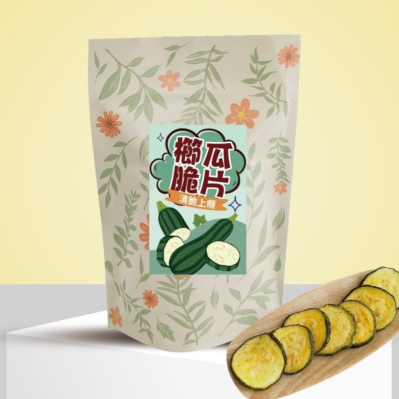 蔬脆小時光｜脆片組合｜香菇、秋葵、敏豆、杏鮑菇、牛蒡、櫛瓜-規格圖6