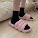 粉色 可頌拖鞋（W0667）