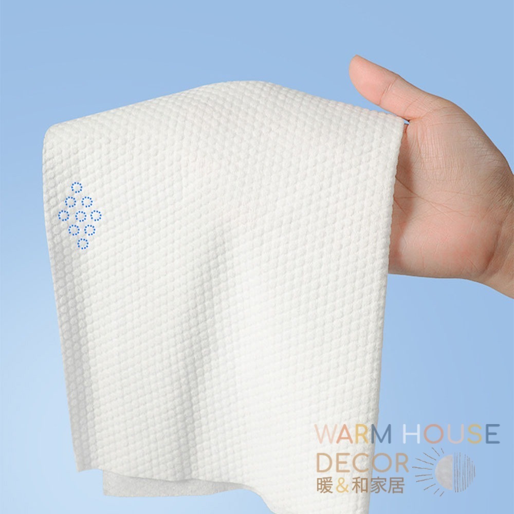 【暖&和家居】台灣現貨 洗臉巾 加厚洗臉巾 一次性洗臉巾 純棉洗臉巾 卸妝棉 化妝棉 潔面巾 臉部清潔巾 珍珠紋 洗臉巾-細節圖2