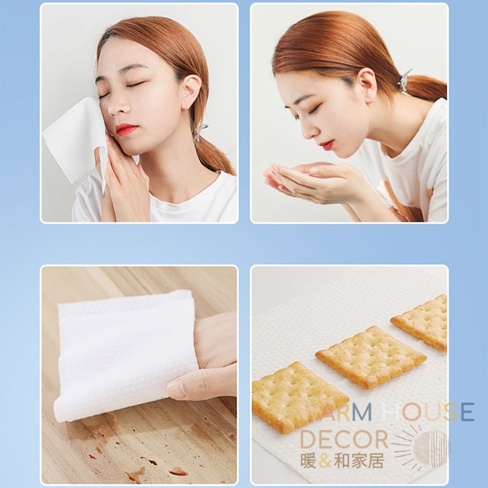 【暖&和家居】台灣現貨 洗臉巾 加厚洗臉巾 一次性洗臉巾 純棉洗臉巾 卸妝棉 化妝棉 潔面巾 臉部清潔巾 珍珠紋 洗臉巾-細節圖5