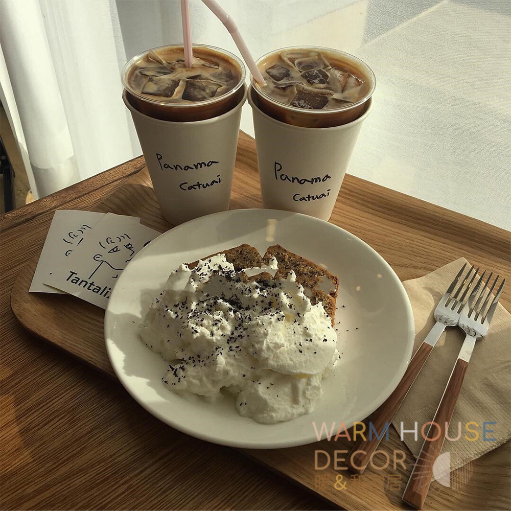 【暖&和家居】台灣現貨 韓系ins木質餐具 304不鏽鋼餐具 刀叉 刀子 叉子 湯匙 餐具 餐具組 西餐餐具 仿木柄不銹-細節圖3