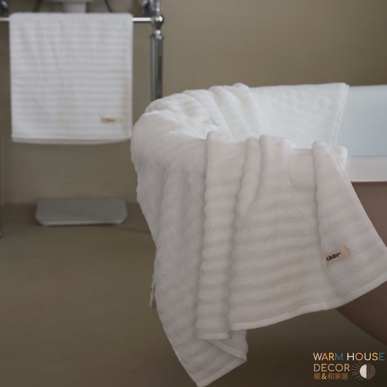 【暖&和家居】台灣現貨 日系純棉浴巾 吸水毛巾 柔軟毛巾 洗澡浴巾組 飯店浴巾 吸水毛巾 浴巾 浴巾加厚 純棉浴巾 毛巾-細節圖3