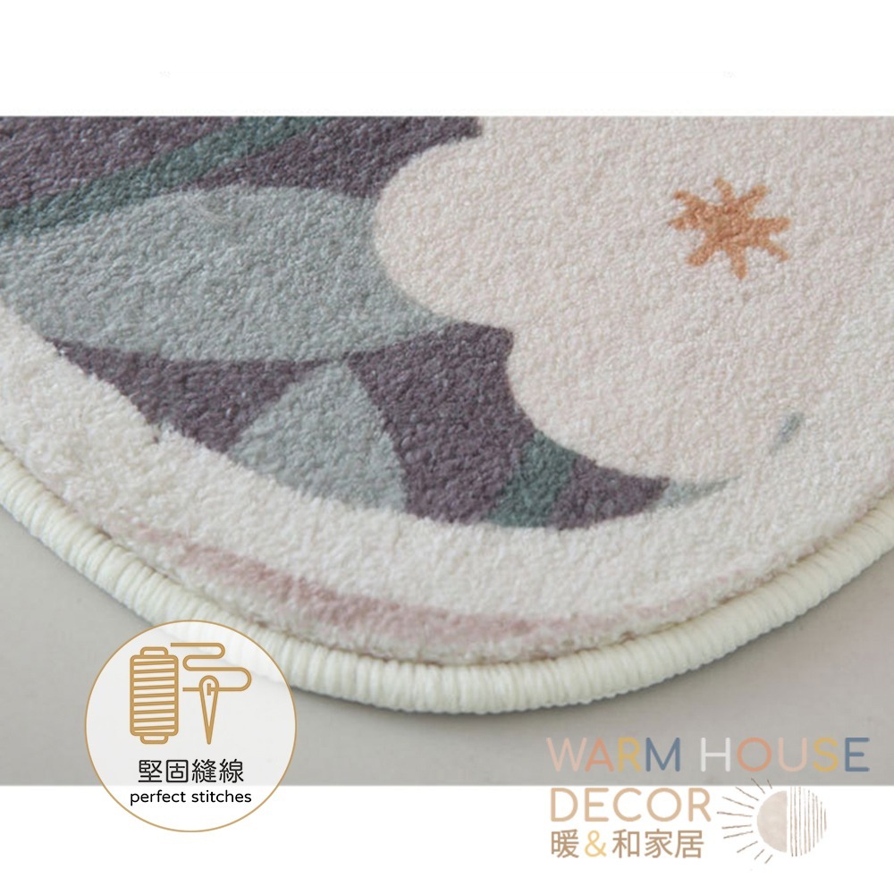 【暖&和家居】台灣現貨 北歐吸水地墊 浴室地墊 防滑地墊 地毯 浴室地墊 吸水地毯 防滑地墊 腳踏墊 地毯地墊 復古地墊-細節圖8