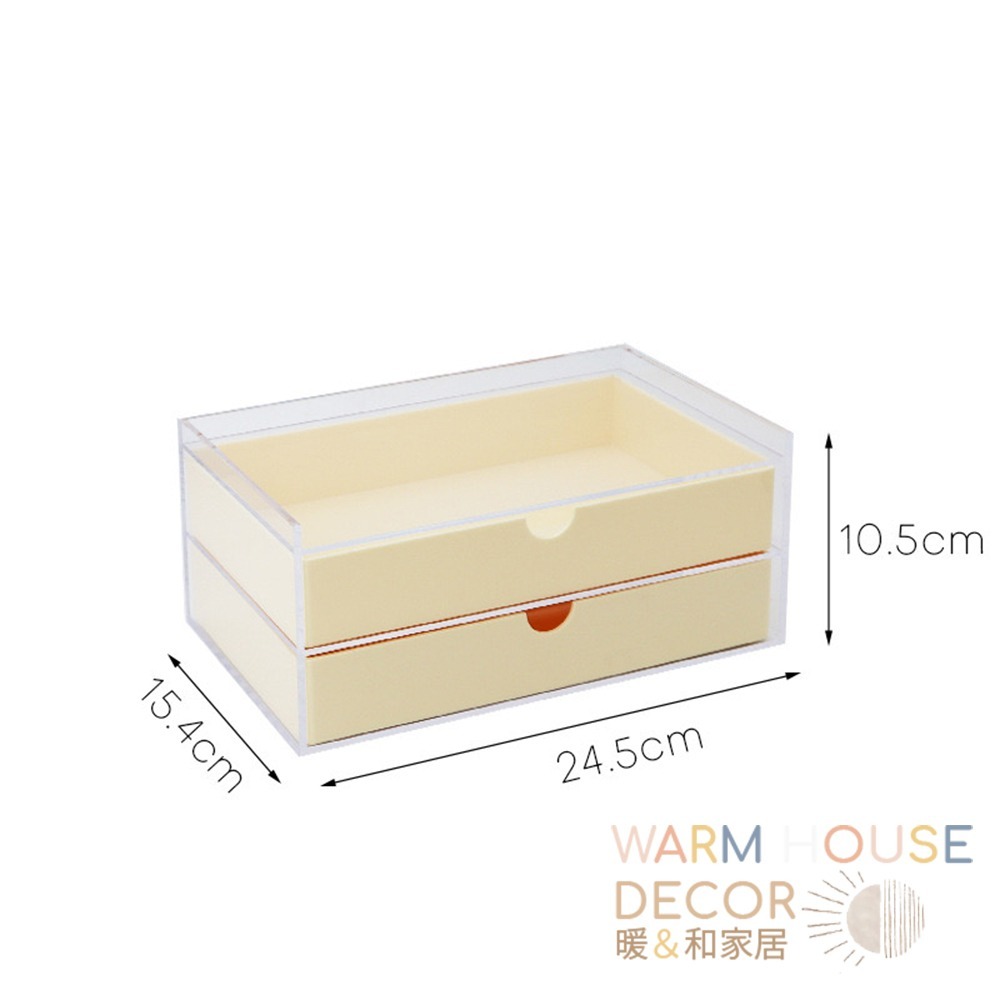 【暖&和家居】台灣現貨 抽屜式收納盒 玄關小物收納盒 桌面收納盒 文具整理盒 化妝品收納 辦公室整理盒 收納盒 置物盒-細節圖8