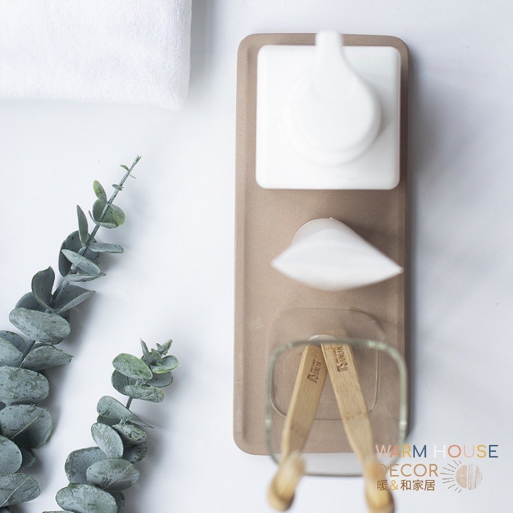 【台灣現貨】Warm House 北歐硅藻土收納盤 肥皂盤 浴室收納托盤 浴室擺放托盤 牙刷架 吸水托盤 洗手台收納架-細節圖6