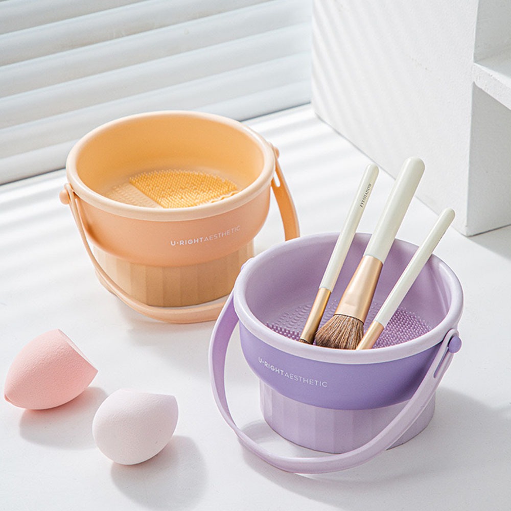 【暖&和家居】 化妝刷晾曬清潔籃 化妝刷具清潔 化妝刷收納 美妝蛋晾曬 化妝用品清潔 美妝用具清潔 美妝蛋清潔-細節圖3