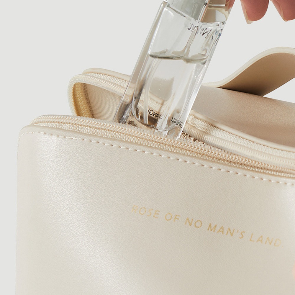 【暖&和家居】台灣現貨 風琴枕頭化妝包 大容量化妝包 化妝品收納包 旅行洗漱包 化妝包 洗漱包 保養品收納-細節圖6