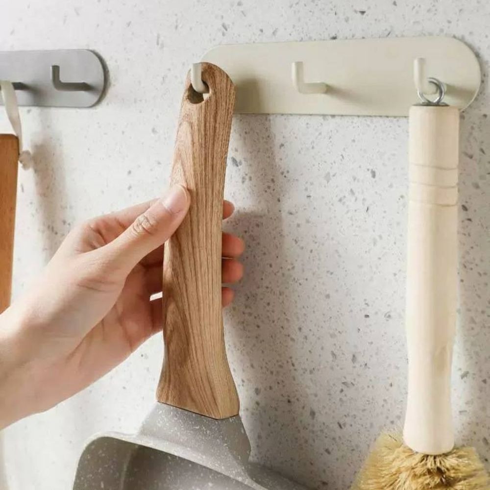 【暖&和家居】奶油色掛鉤 掛鉤 無痕掛勾 衣帽架 衣架 墻壁黏貼掛勾  廚房掛勾 包包掛勾 白色掛勾 浴室掛勾-細節圖9