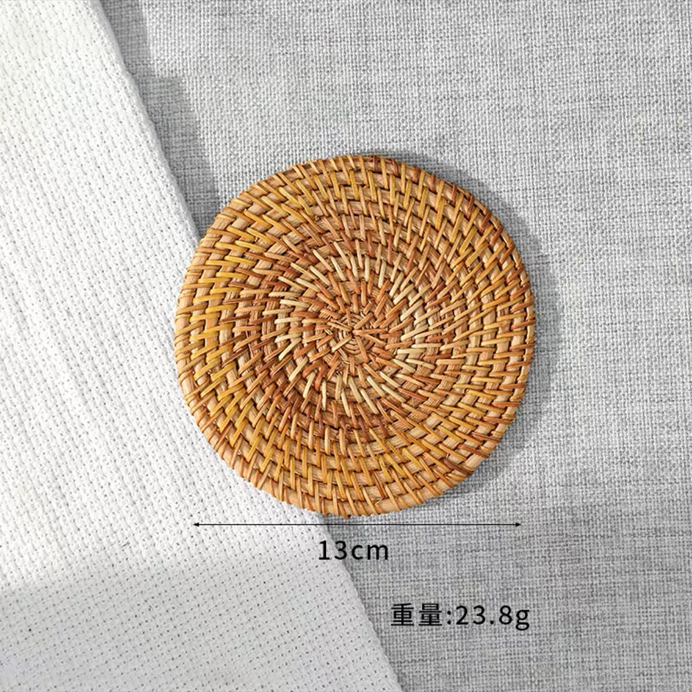 13cm藤編隔熱墊（W0047）