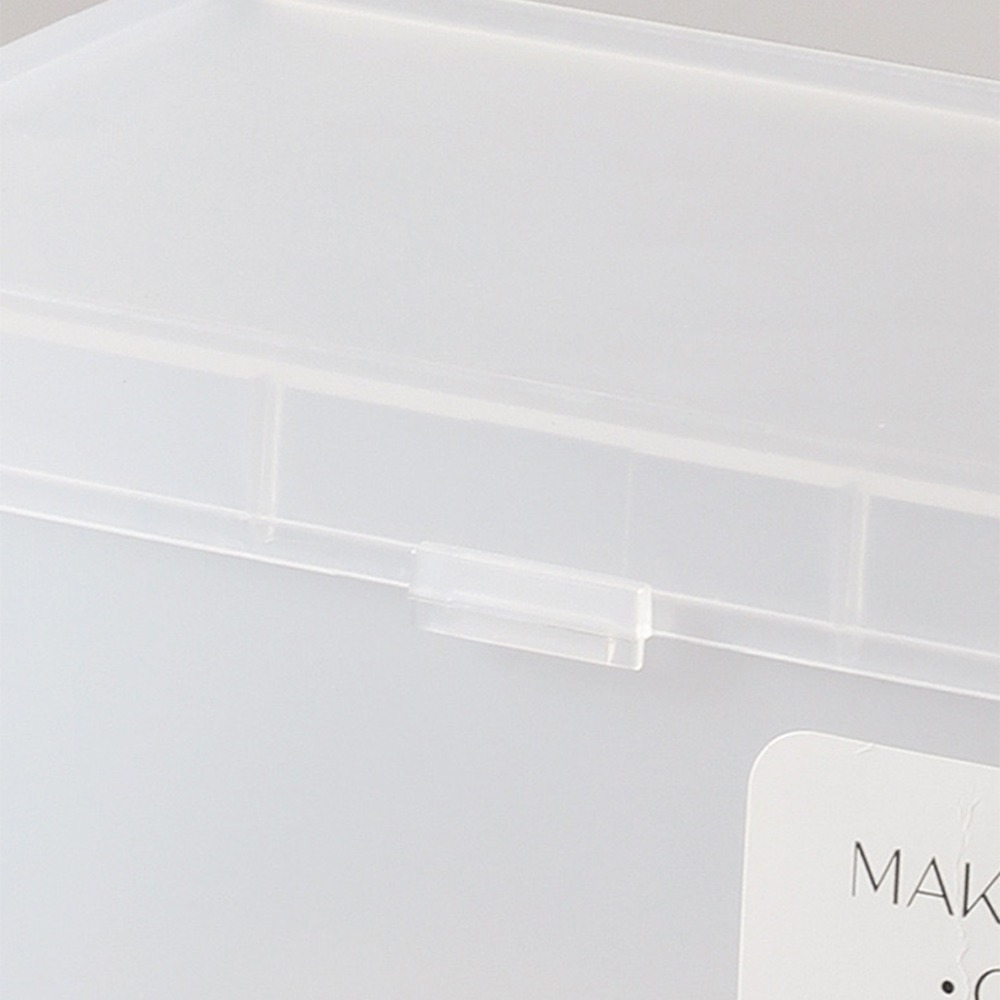 【暖&和家居】台灣現貨 透明收納盒 卡片收納盒 小物收納盒 抽屜收納盒 韓星小卡收納盒 磨砂盒 可疊加收納盒 收納盒-細節圖11